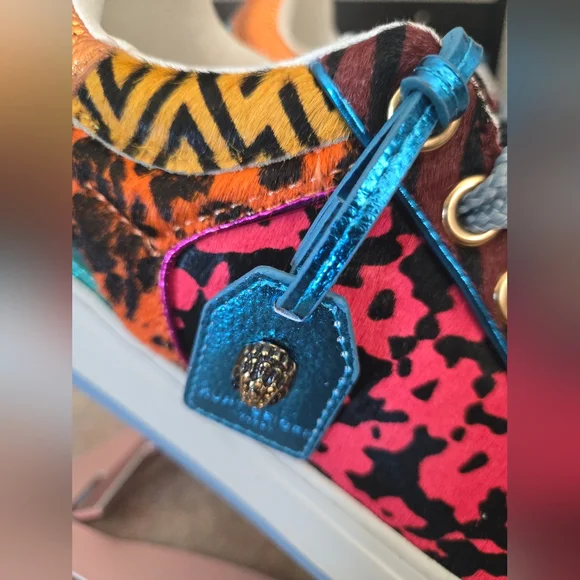 Kurt Geiger LondonSouthbank Tag patchwork lace-up sneakers.  Size 41 - US 10 - Picture 2 of 13